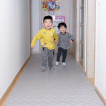 삼바텍 층간소음 방지 롤매트 18mm, 헤링본 그레이