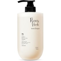 살림백서 라이스 앤 허브 주방세제 스위트허브향, 1개, 750ml
