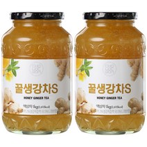 초록원 꿀생강차 S, 2개, 1kg