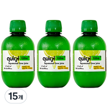 퀵라임 퀵 스퀴즈드 라임즙 1병, 280ml, 15개