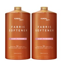 쿤달 초고농축 섬유유연제 베이비파우더향 본품, 2개, 1580ml