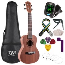 레브 입문용 콘서트 우쿨렐레 RU5C 10종 풀패키지