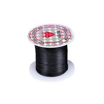 헤어 붙임머리 실, 검정, 1개