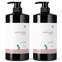 살림백서 오푼티아 앤 밤부 헤어트리트먼트 화이트머스크향, 1000ml, 2개