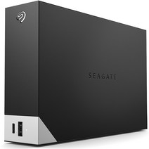 씨게이트 원 터치 허브 외장하드, 8TB, 블랙