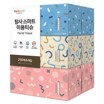 탐사 천연펄프 미용티슈, 6개입