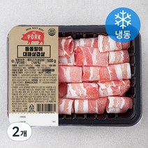 돌돌말이 대패 삼겹살 (냉동), 500g, 2개