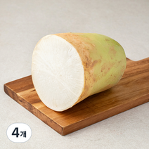 국내산 절단무 450g, 4개