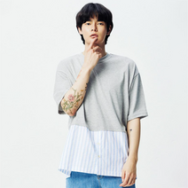 콰이어티스트 프렌치 하프 티셔츠 21SS2T301
