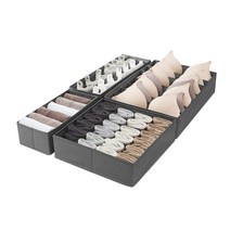 코멧 홈 속옷 정리함 그레이 4종, 1세트