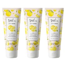 에네스티 온천수 가득 클렌징폼 상큼 유자, 140ml, 3개입