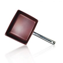 클래딘 플랫 사각 멘보샤 프라이팬 인덕션 IH, 1개, 24cm