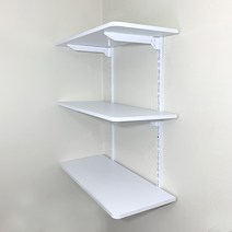 하드웰 철제 시스템 벽선반, 화이트