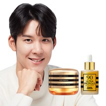 자민경 90 울트라 프로폴리스 앰플 35ml + 하이드라 인텐스 크림 50ml 세트, 1세트