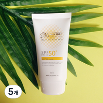 스킨아이디어 데일리 선크림 SPF50+ PA+++, 60ml, 5개