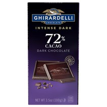 기라델리 인텐스다크 초콜릿 바 72%, 100g, 1개