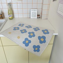 두잉썸 꽃길따라 발매트, 혼합색상