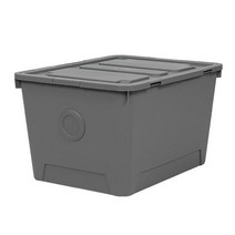 올리빙 도트 리빙박스 120L, 크림그레이, 1개