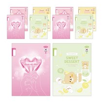 펜피아 800 초등 로얄노트 12칸노트 여아용 10p, 랜덤 발송, 1세트