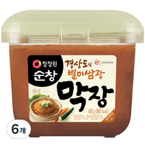 청정원 순창 막장, 450g, 6개