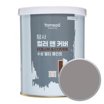 탐사 컬러앤커버 멀티 페인트 1L, 애쉬그레이(방문가구용)