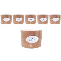 뽀마 스포츠테이프 스킨 5cm x 5m, 1개입, 6개