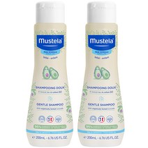 무스텔라 유아용 젠틀 샴푸, 200ml, 2개