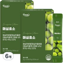 퍼니트 매실효소 30p, 90g, 6개