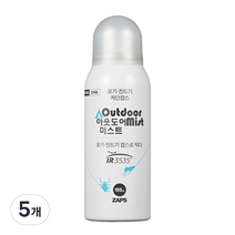 잡스 아웃도어 미스트, 100ml, 5개