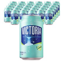 빅토리아 탄산음료 라임, 350ml, 48개