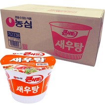 농심 새우탕 큰사발면 115 g, 16개