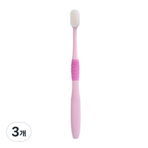 팡팡카트 부드러운모 칫솔 핑크, 1개입, 3개