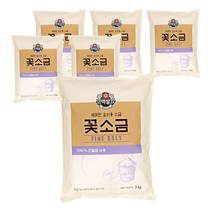 백설 꽃소금, 3kg, 6개