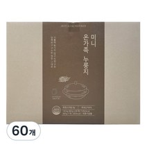 미니 온가족 누룽지, 60g, 60개