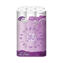 수목제지 트루마리 순수 3겹데코 화장지 18m, 30롤, 1팩, 30롤