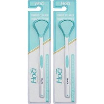 비즈온 생활필수품 혀 백태 설태 제거기 크리너 스카이블루, 10g, 2개