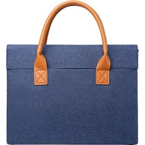 루미에르루체 비지니스 휴대용 서류 노트북 가방, 블루