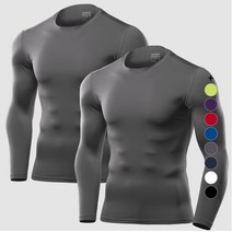 아르메데스 언더레이어 긴팔 무지테크핏 AR52 2매