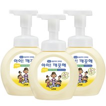 아이깨끗해 핸드워시 순 보송보송 파우더향, 250ml, 3개