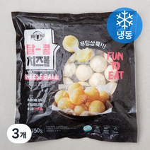 푸딩팩토리 푸딩펍 달콤치즈볼 (냉동), 750g, 3개