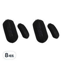 마이다락 시크릿 헤어뽕, 블랙, 8세트