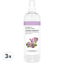 더허브샵 섬유 향수 500ml, 옴니아 시크릿, 3개