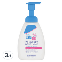 세바메드 베이비 워시 익스트라소프트 바디클렌저, 400ml, 3개