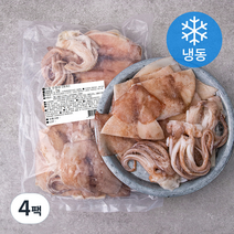 파지 손질 오징어 (냉동), 1kg, 4팩