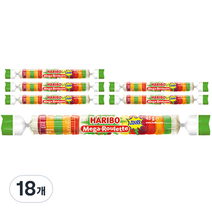 하리보 메가룰렛 사우어 젤리, 45g, 18개