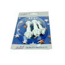 플런저커터-스타(3종), 높이(5cm)/지름(2cm, 1.5cm, 1.5cm)