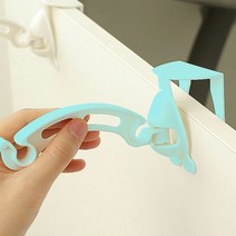 캐비닛 접이식 후크 랙 50 2pcs, 블루