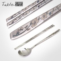 테이블아트 수저세트, 10p (숟가락 5p, 젓가락 5p), 수선화