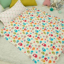 보떼하우스 인견 여름 낮잠이불 일체형(마이크로화이버 베개솜 포함), 병아리