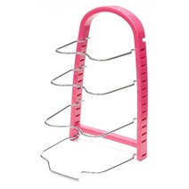 아기자기 후라이팬 수납행거, 핑크, 1개